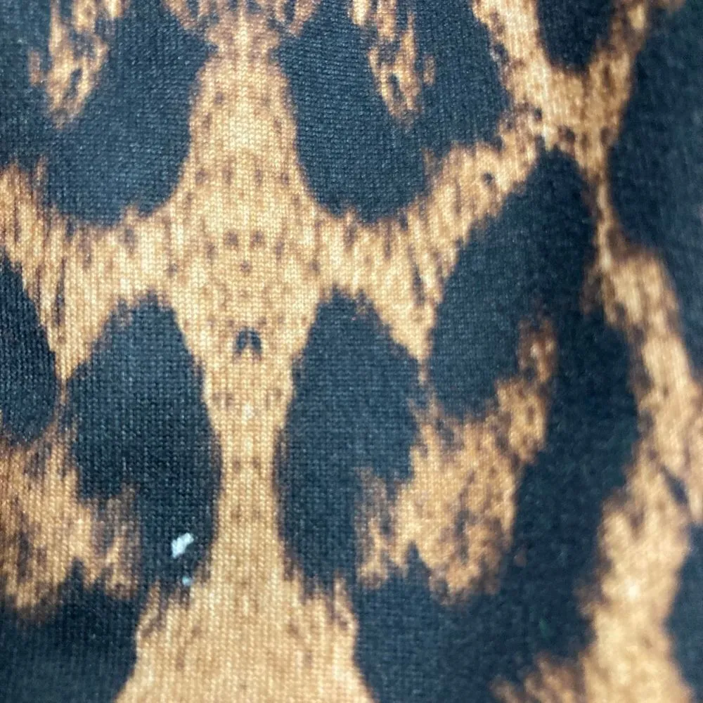 ORIGINAL USA B2B WOMEN’s FASHION Animal Print Poncho Cape w/Tassels‎ Brown Size undefined - Image 12