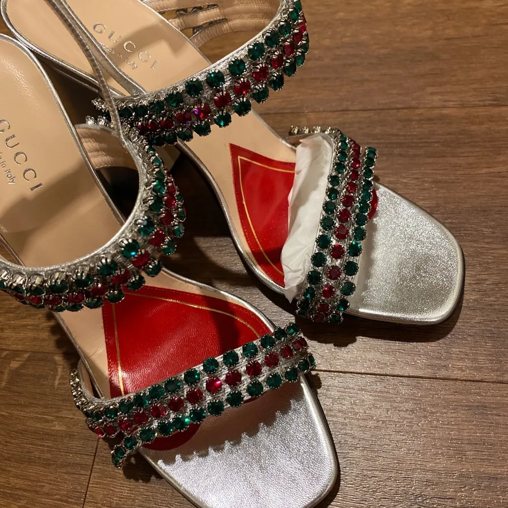 Gucci  crystal high heel size 37.5 - Image 5