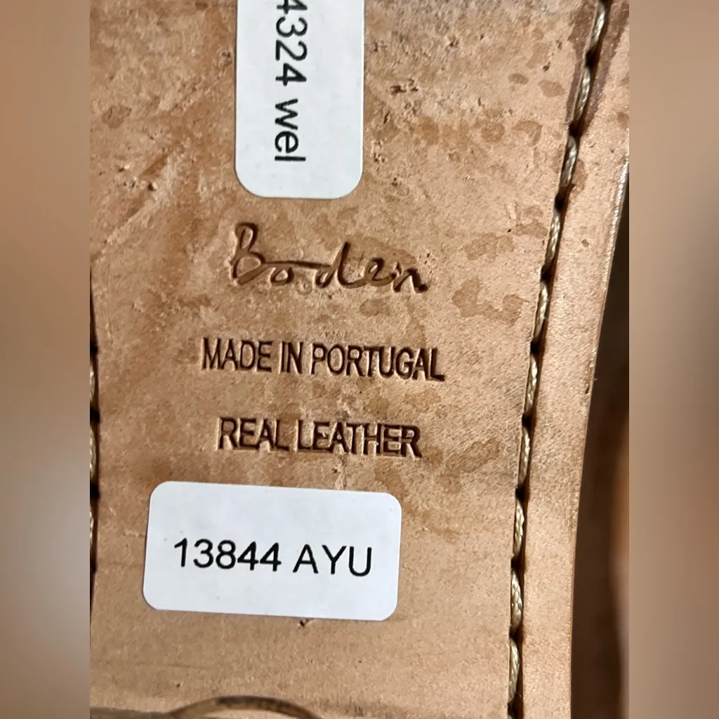 Boden Silver Metallic Lace up Loafers EU 37.5 US 7.5 made Portugal Y2K Oxford - Image 7