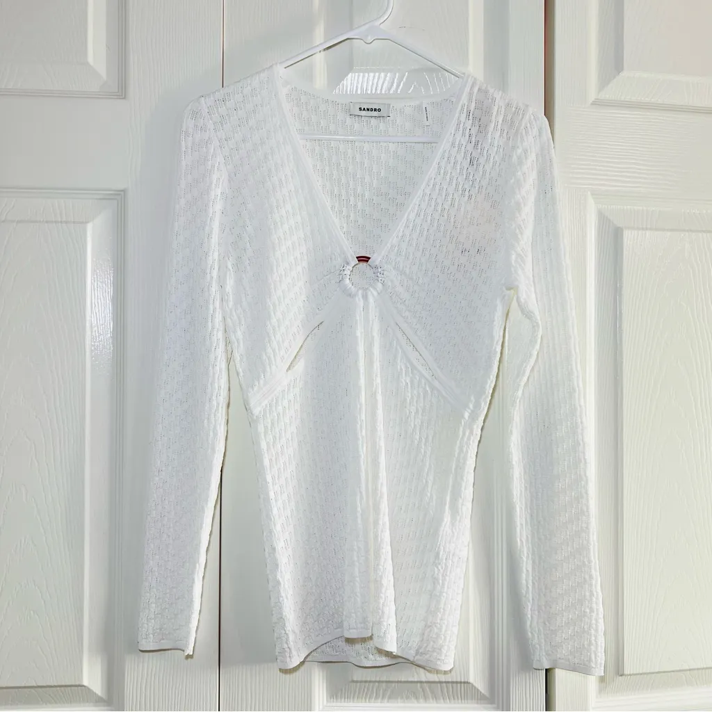 Sandro Tahys Cutout Sweater - NWT - size: 3 (FR) - Image 2