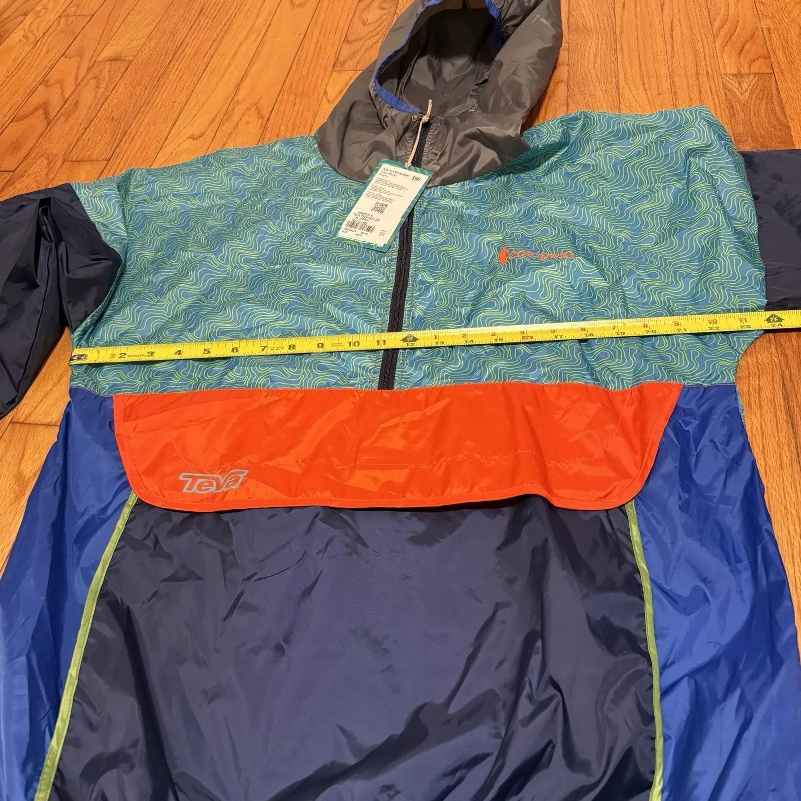 Cotopaxi NWT Teva Teca Windbreaker‎ in Blueprint Unisex Women XL Men Medium - Image 6