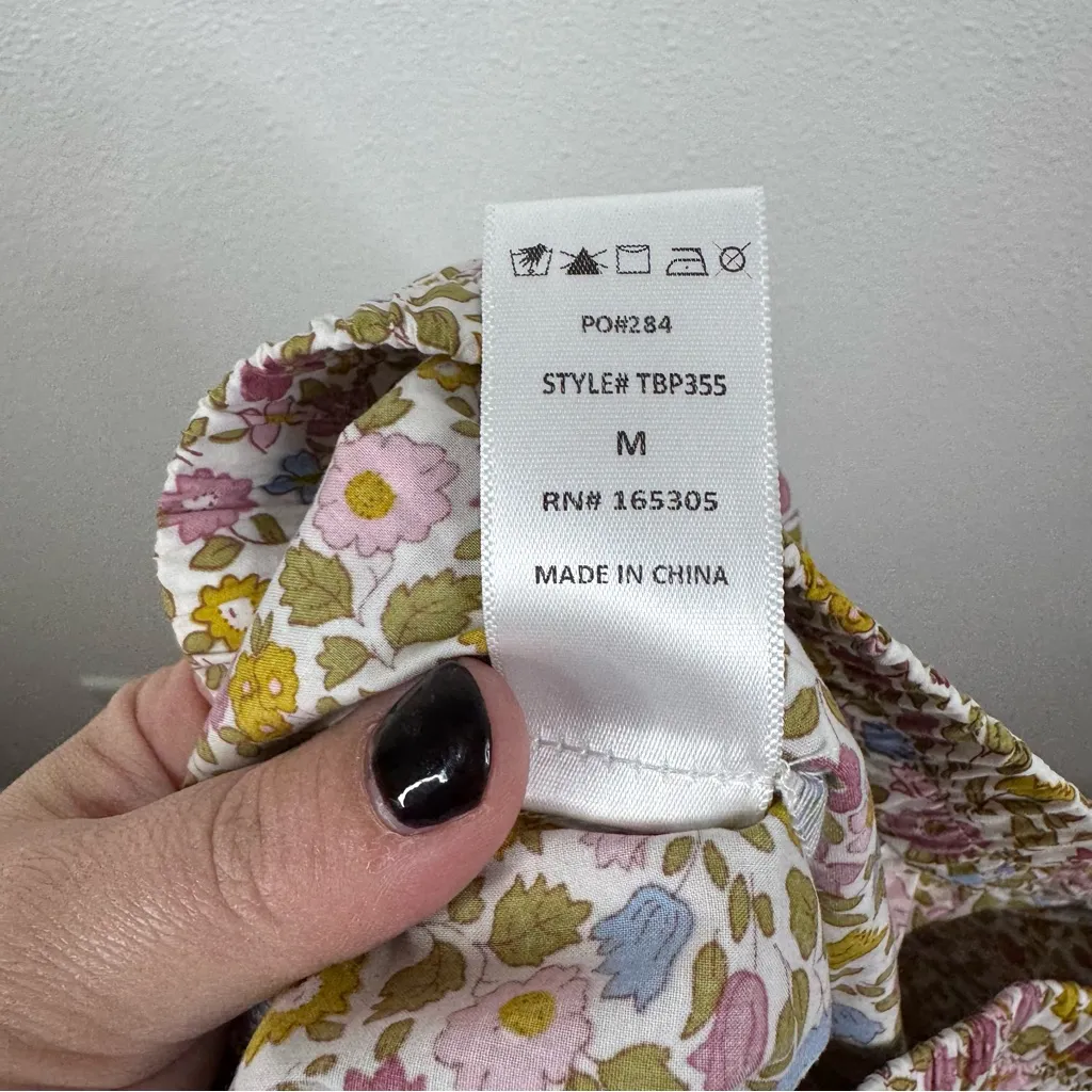 Things Between Floral Pajama Set Size Medium Pink - Image 11