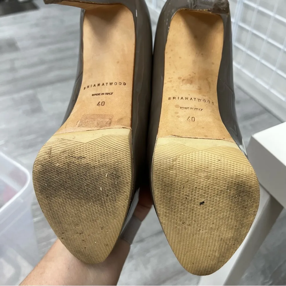 Brian Atwood Maniac Patent Leather Platform Pumps - Image 5