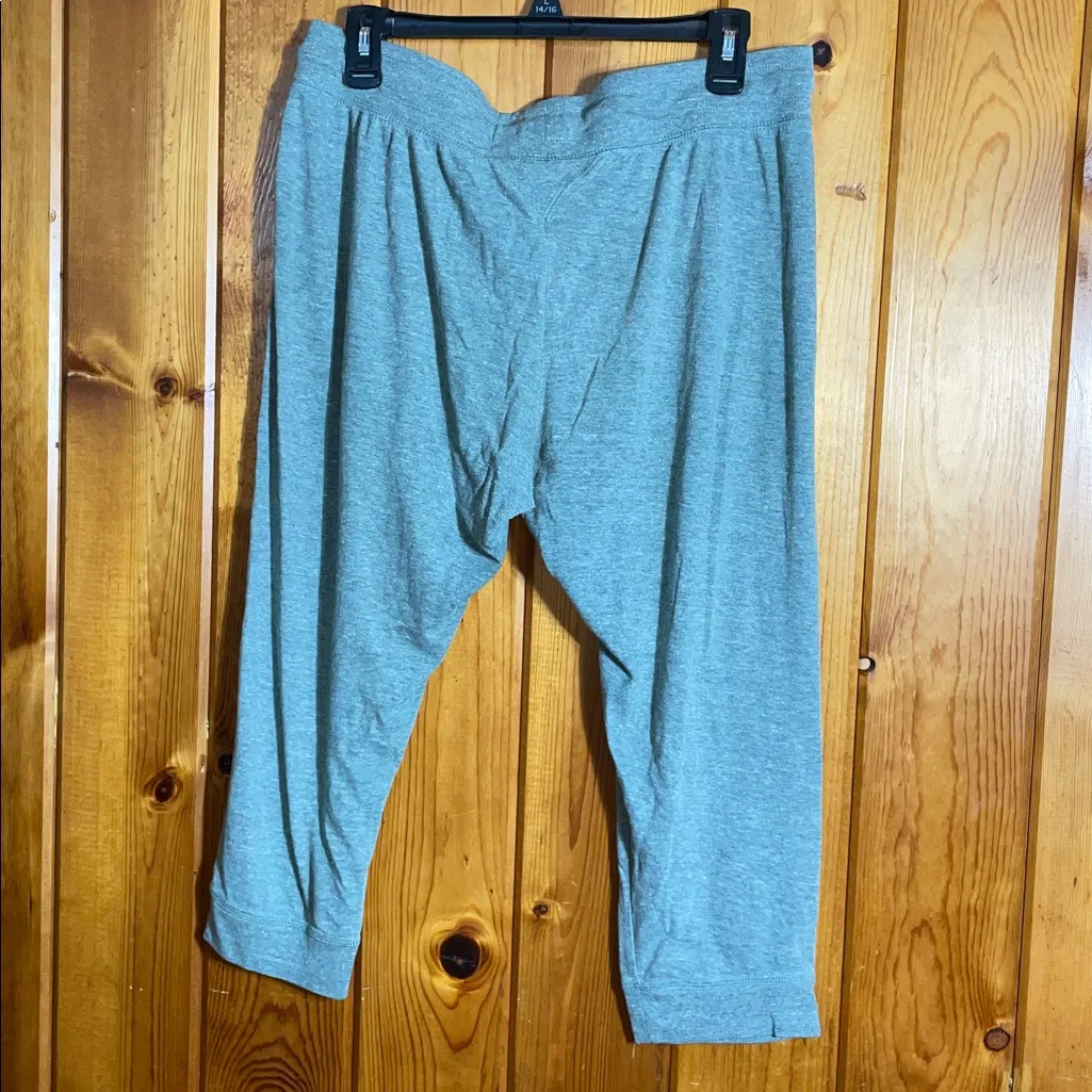 Nike green Capri Sweatpants size large lounge vintage pants sweatpants loose fit - Image 5