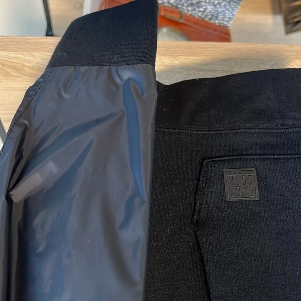 DKNY Sport Fleece & Windbreaker Full Zip Hoodie w/Pockets, S - Image 4