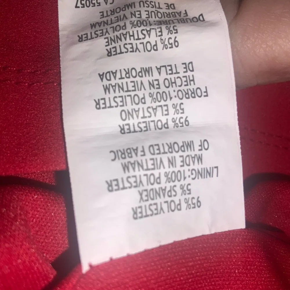 BeBe Red Halter Stretch Knjt Knee Length Party Holiday Date Night Dress Size 10 - Image 11