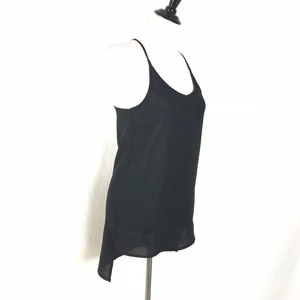 Love & Liberty Women's Hi‎ Low Hem Blouse Black Sleeveless Top Size Small - Image 9