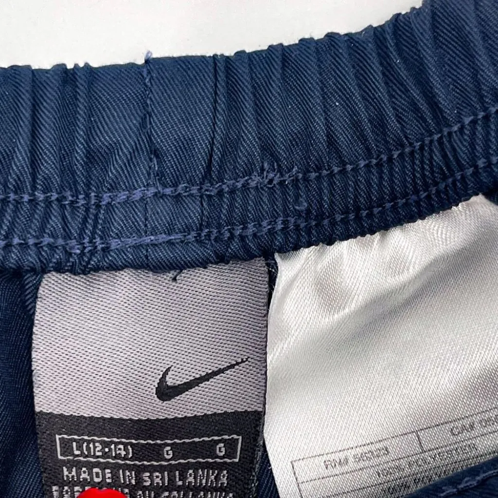 Vintage Nike Andre Agassi 1990 Challenge Court Tennis Shorts 7" Nylon Navy Blue - Image 4