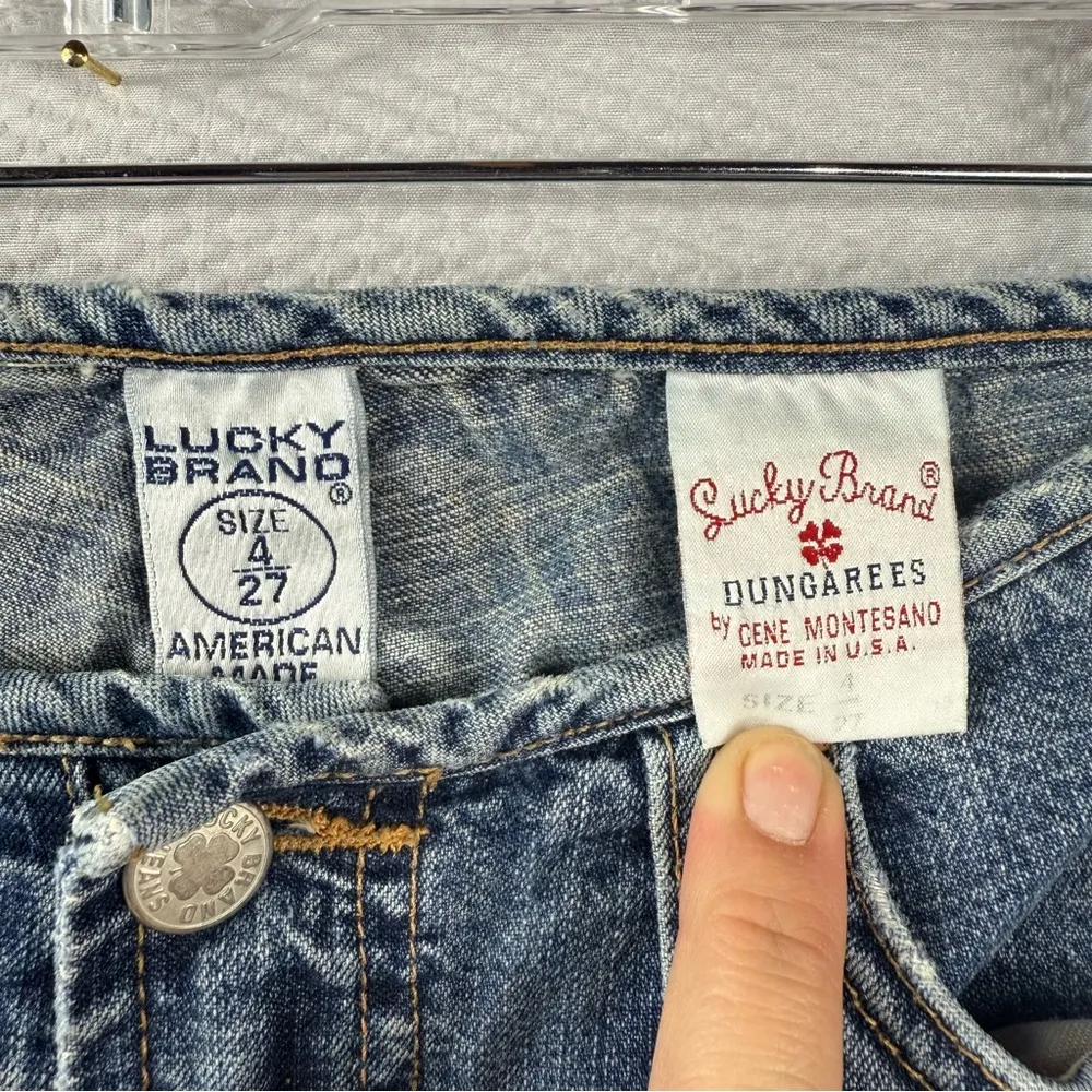 Lucky Brand Vintage Dungarees Tour Jeans Size 4/27 - Image 3