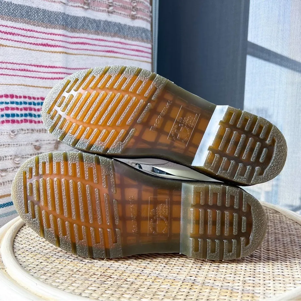 Dr Martens 11822 White Leather 8 Eye Lace-Up Combat Boots Women’s Size 8 - Image 8