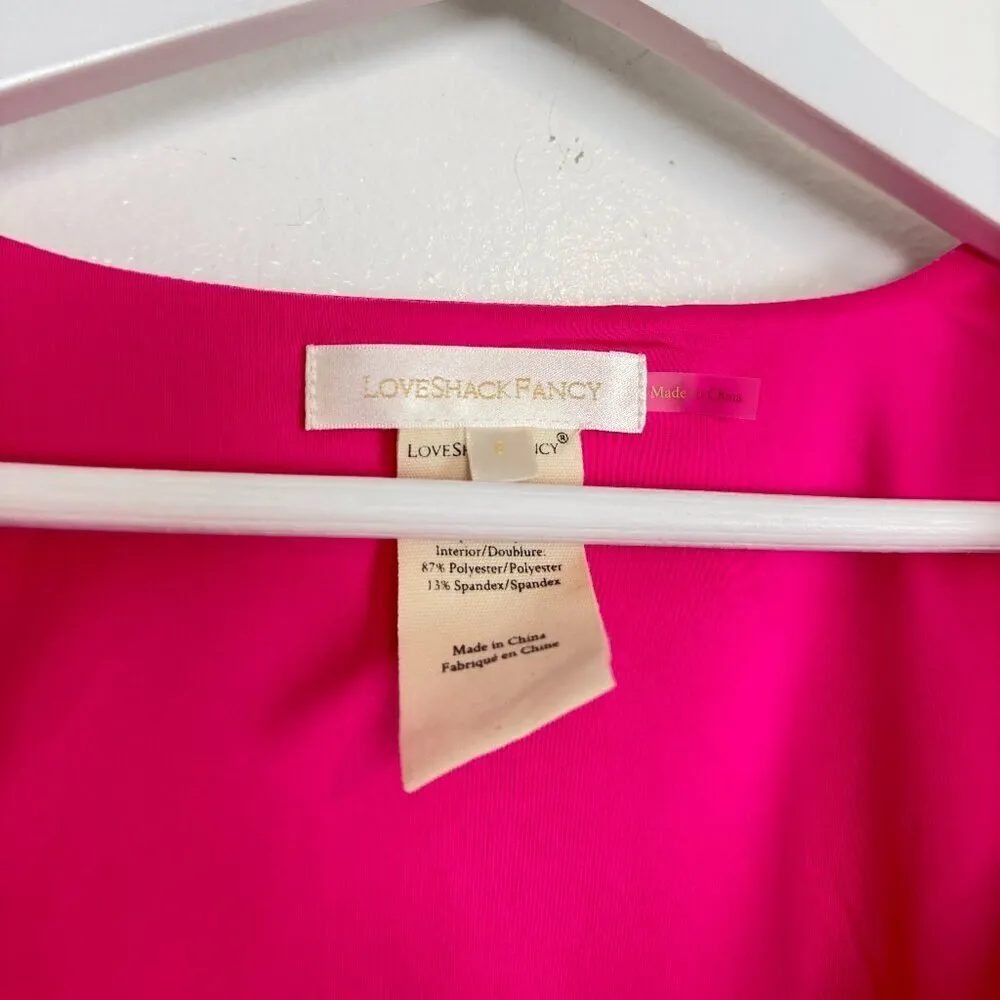 LOVESHACKFANCY Kiella Ruffle Crop Top and Citrine Mini Skirt in Passion Sound - Image 8