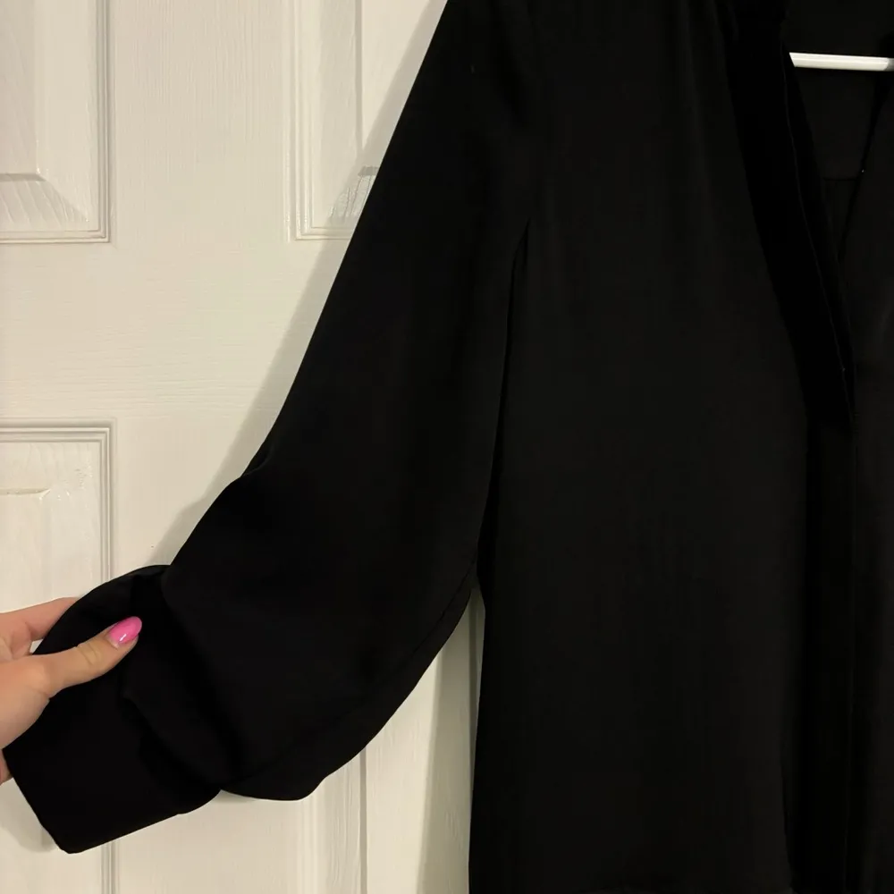 Vince 100% Polyester Black Long Sleeve Jumpsuit - Image 8