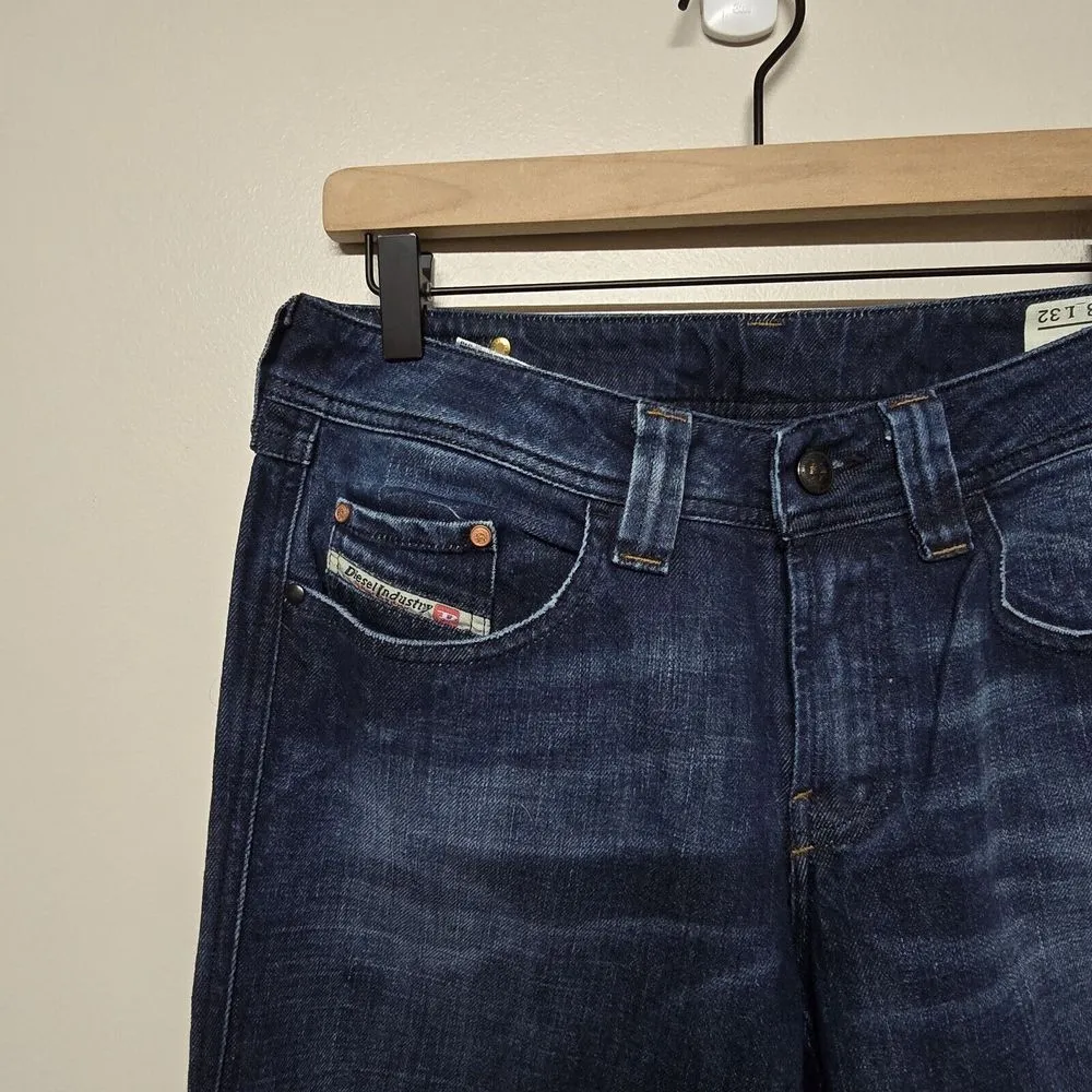 Diesel‎ Women's Vixta Straight Leg Jeans Wash 008UA Stretch 28x32 - Image 2