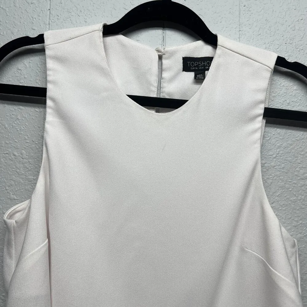 Topshop Office Workwear Party Feminine Sophisticated Elegant Womens Top Size 4 - Image 3