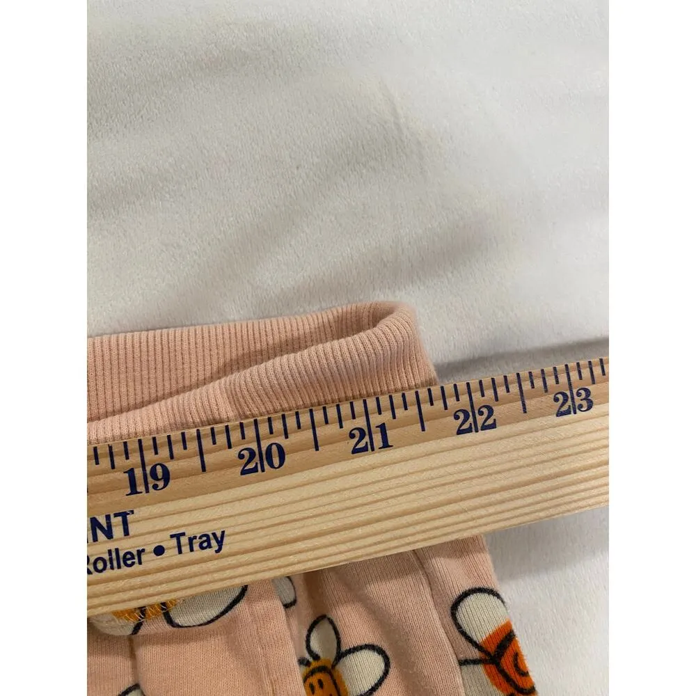 Floral Print Jogger Pajama Pants Daisy Pink Women's Plus Size 3XL - Image 11