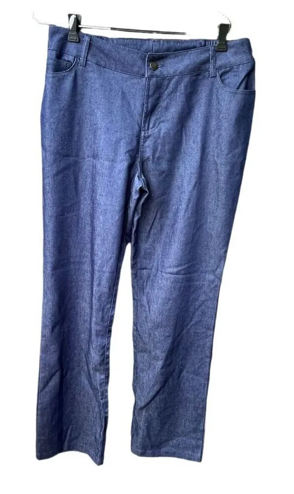 Very Vollbrach flat front size L relaxed fit dark wash jeans size L Blue Size L - Image 1