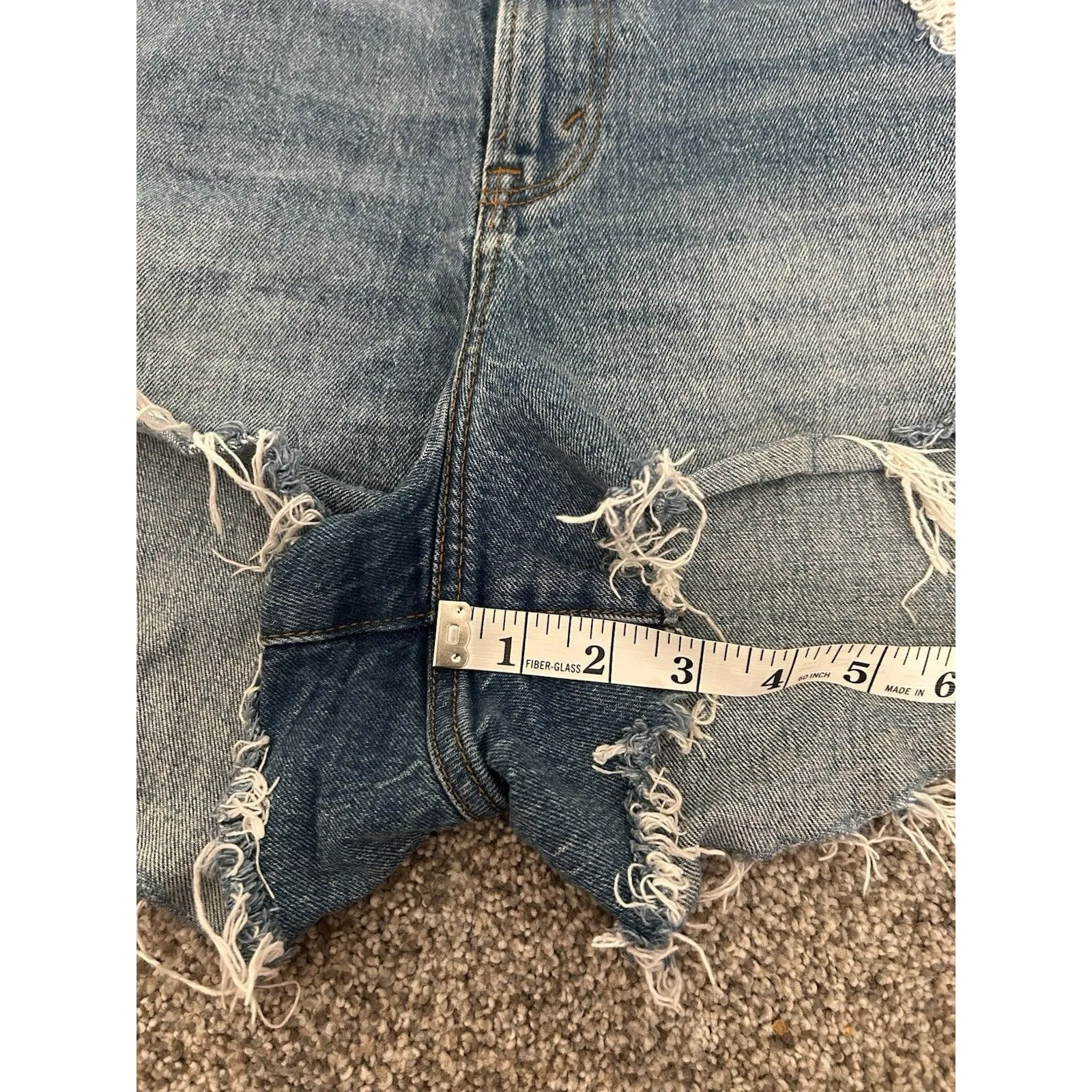 Abercrombie Fitch Curve Love High Rise‎ Mom Shorts Plus Size 34/18 - Image 4