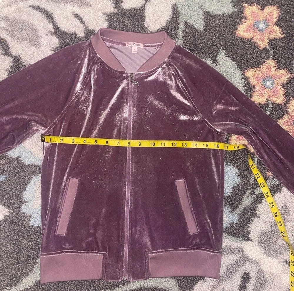 Juicy Couture Y2K Velour Track Jacket size small - Image 9