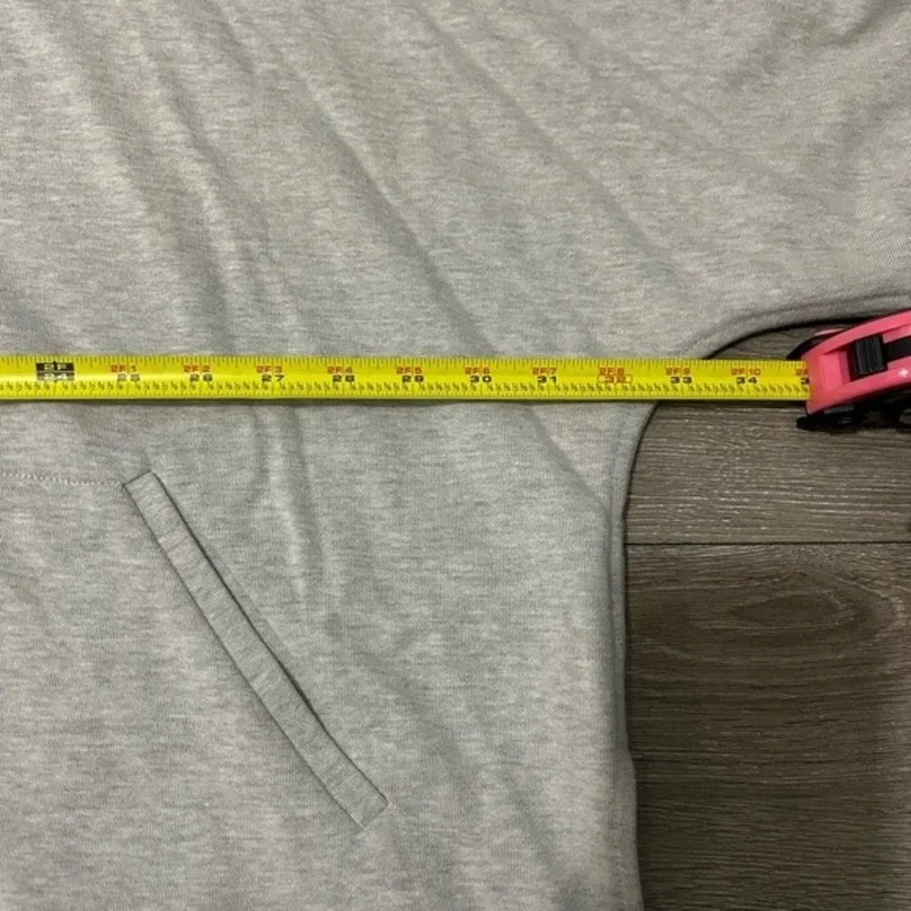 Sam Edelman Heather Grey Cozy Boxy Hoodie Poncho Oversized - Image 5