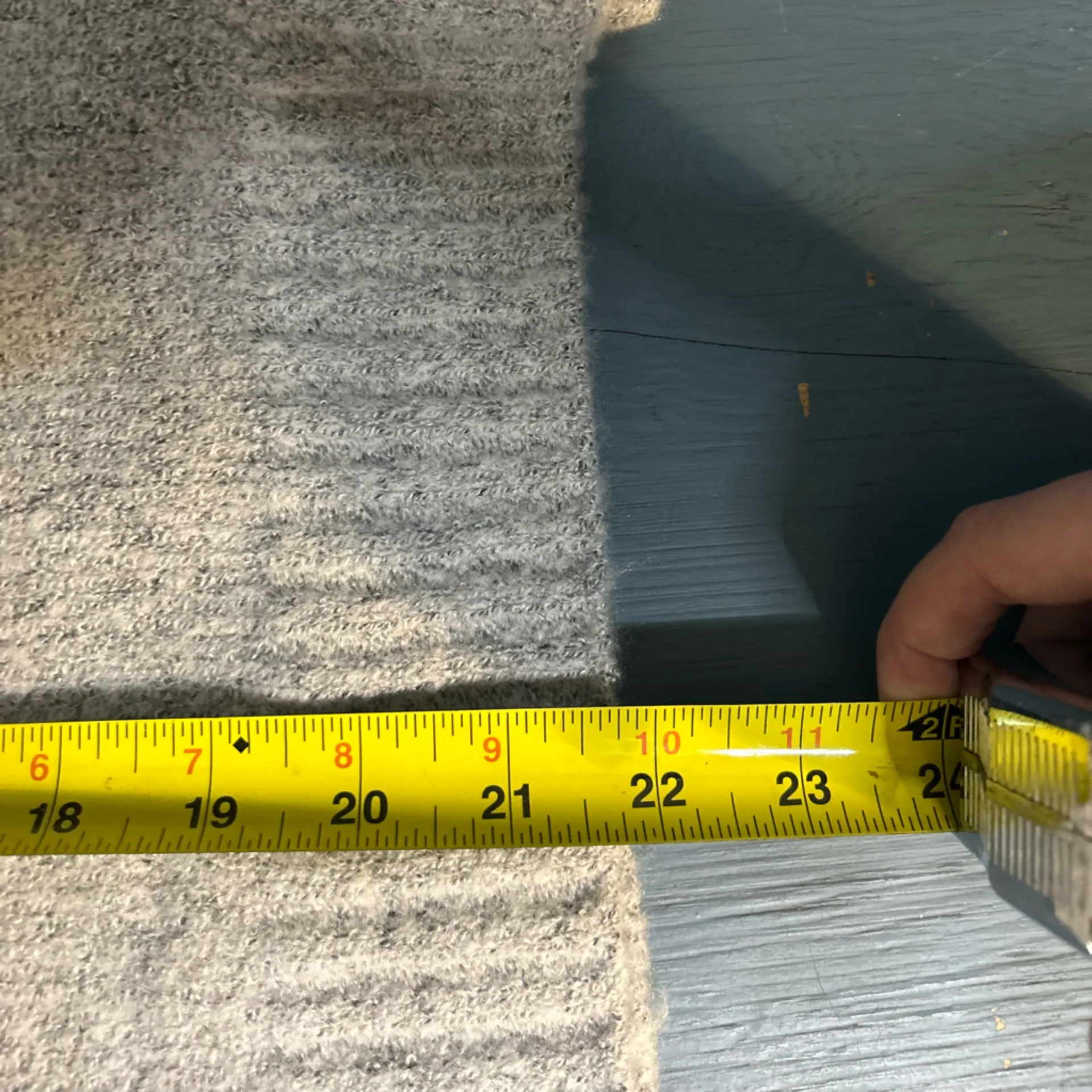 Forever 21 Off-Shoulder Light Gray Sweater | Size Medium - Image 7