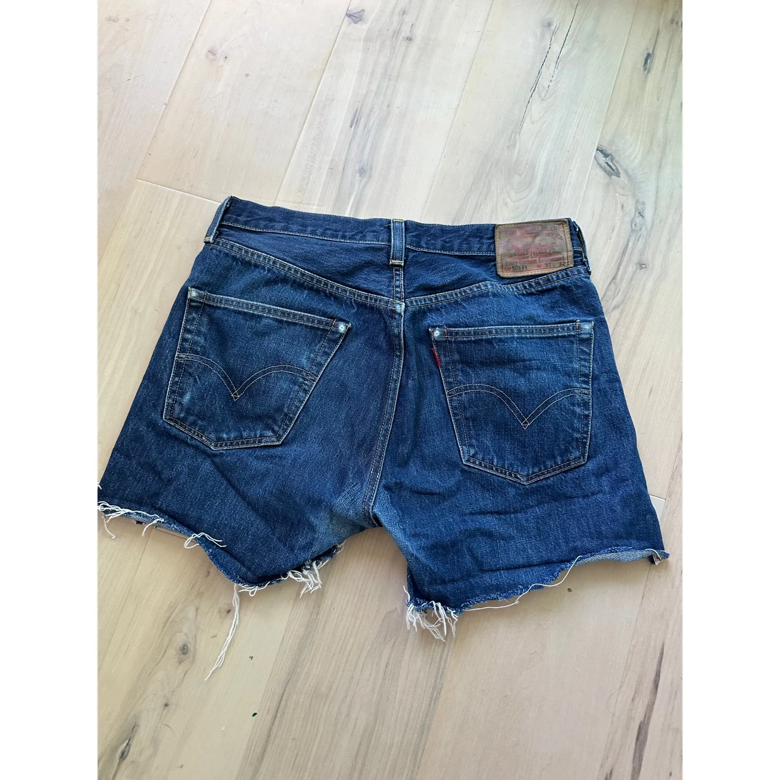 Levi's Vintage 501 XX Denim Cut Off Shorts Size 30" Selvage Big E ReSummer - Image 9