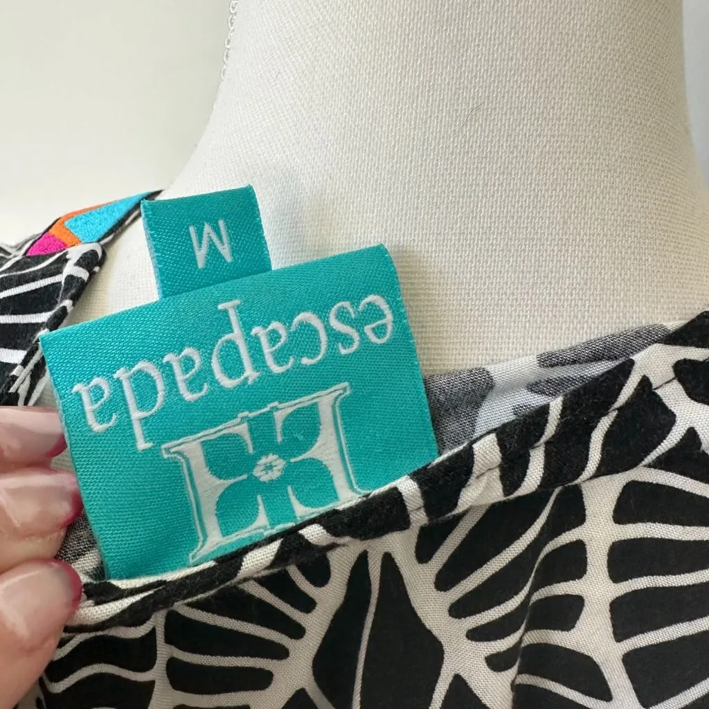 Escapada  Tropical Fringe Womens Swim Coverup Size Medium - Image 7