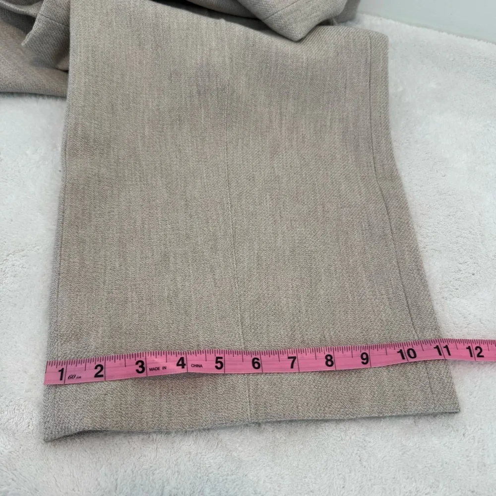 Vince Pants Women Size 8 Side Button Crop Wide Cotton Wool Blend Italy - Image 15