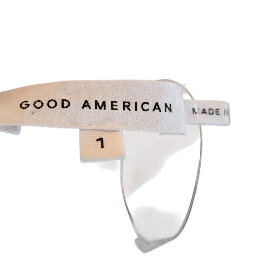 Good American Snakeskin Sequin Long Sleeve Button Down Top Blouse - Animal Print - Image 6