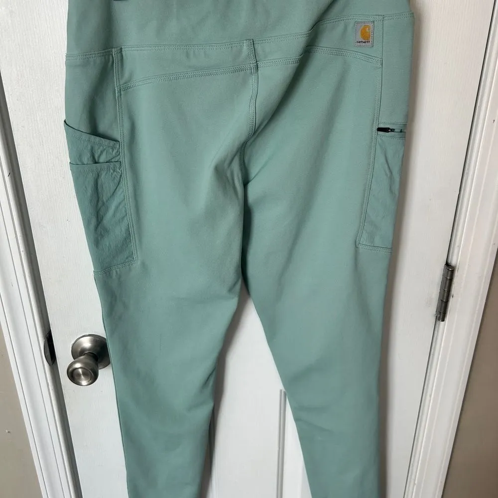 Carhartt Women's Force Fitted Lightweight Utility Legging in Blue Surf medium - Image 5