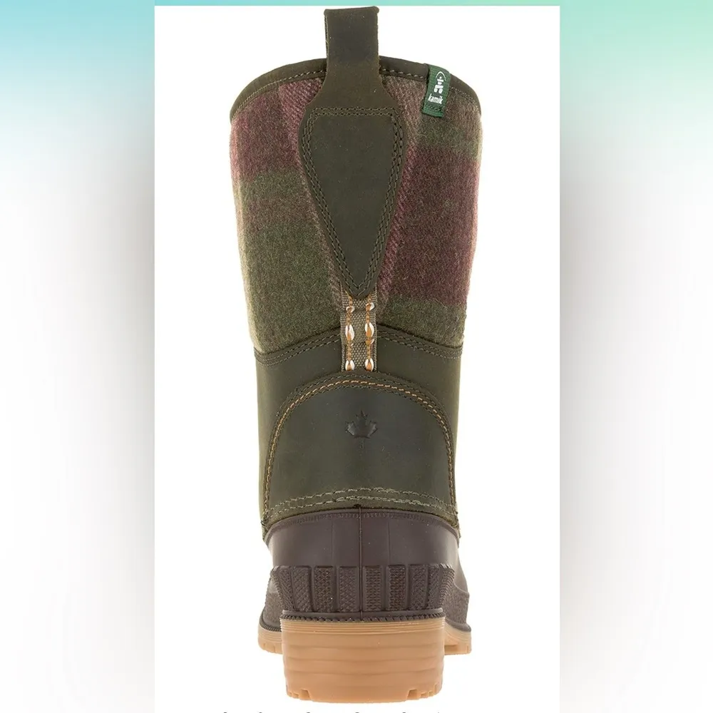 Kamik 3M Thinsulate Water Resistant Genuine Leather Lace Up High Boots Womens 7 - Image 5