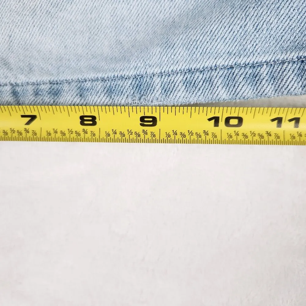 AE American Eagle Mom Short Jean Short Button Fly Size XXL 35" waist - Image 10