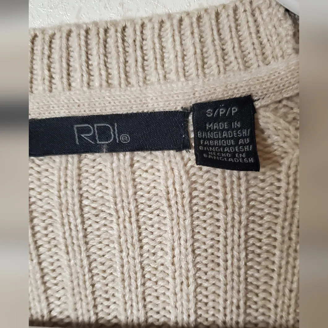RDI Beige Open-Front Cardigan - Image 2