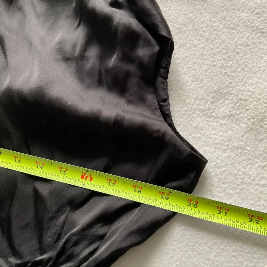 NWT HATCH THE ESME midi formal DRESS cut out black SZ3 bust40 Size XL - Image 3