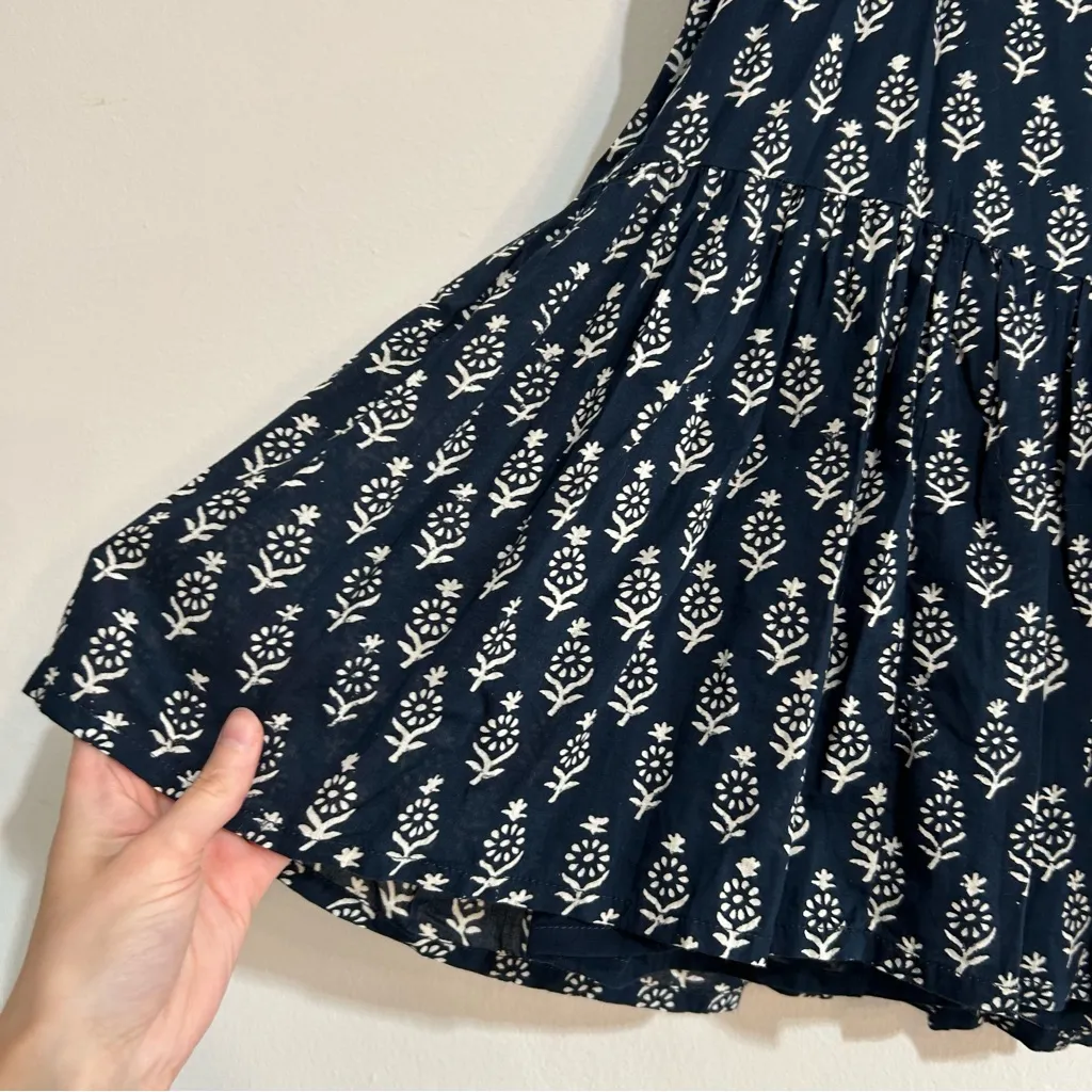 Emerson Fry India Collection Isla Dress 2 Marguerite Blue Organic Size XS/Small - Image 3