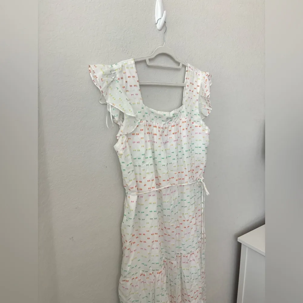 DRAPER JAMES RSVP 100% Cotton Print Midi Sun Dress Size XXL - Image 5