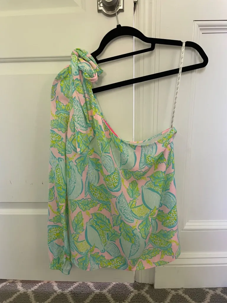 LILLY PULITZER AVENA ONE SHOULDER TOP SIZE 4! - Image 4