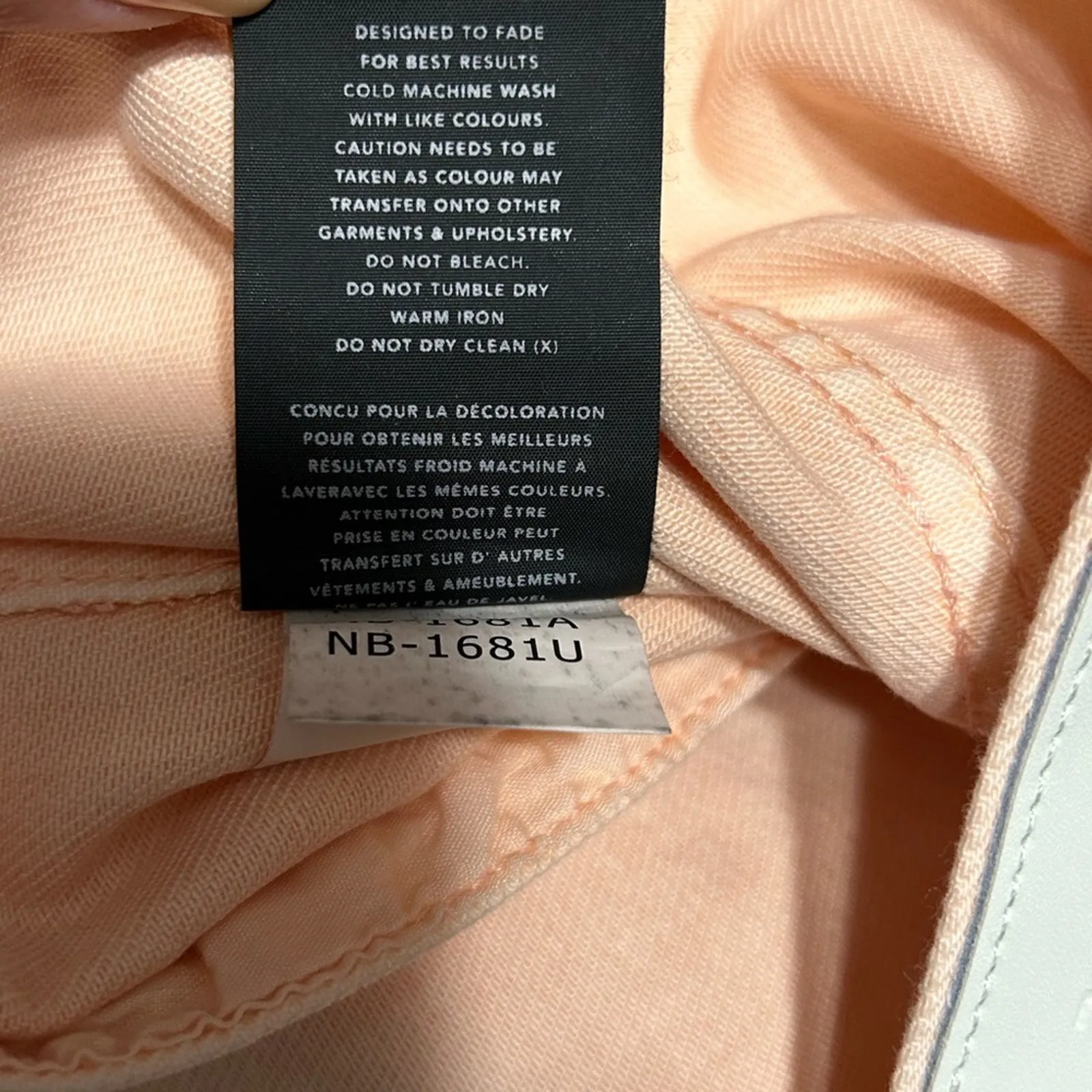 NEON BLONDE Dreamer Pink Quartz Distressed Denim Jacket NWT Medium - Image 11