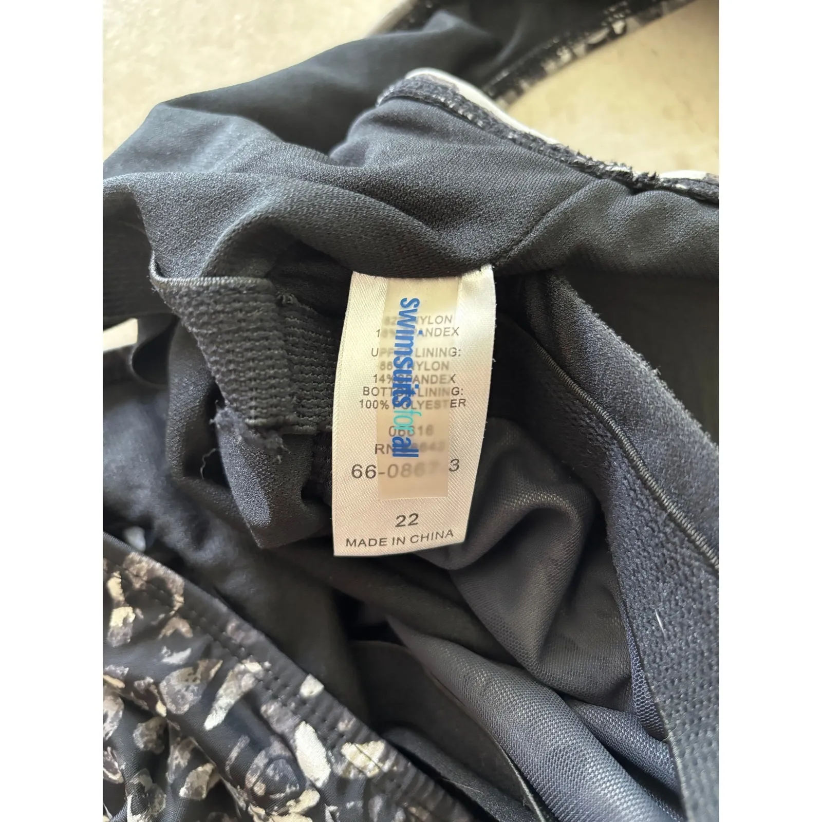 Swimsuits For All Womens Size‎ 22 Black Leopard Sarong Front Resort Beach Luxury Size undefined - Image 7