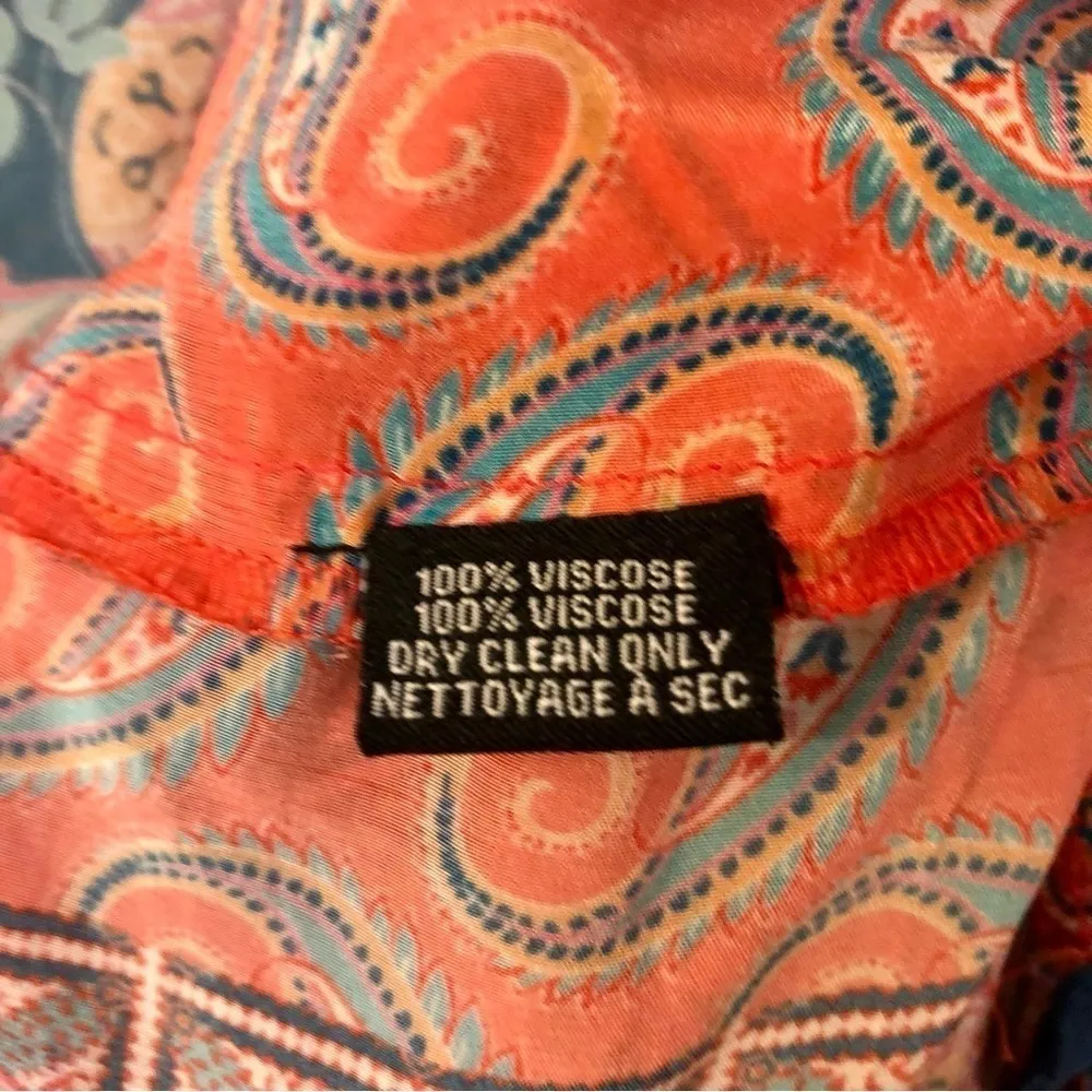 Anthropologie Rapti Kimono by Tolani Pink/Blue One Size Fits Most - Image 14