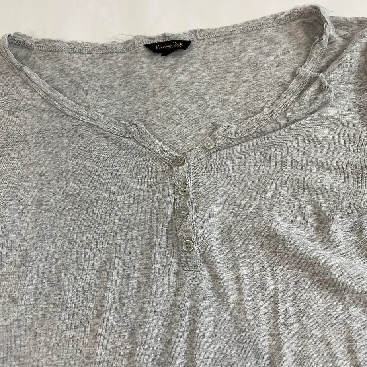 Long Sleeve Cool Distressed Look Basic - Image 5