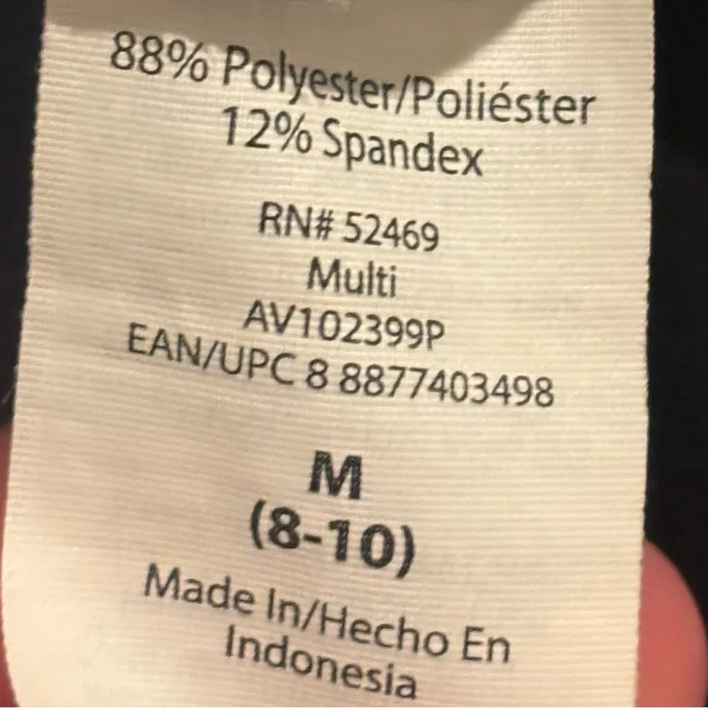 Avia 1/4 Zip Rain Jacket Hoodie Pullover athleisure Snake Skin Pocket B1073 - Image 6