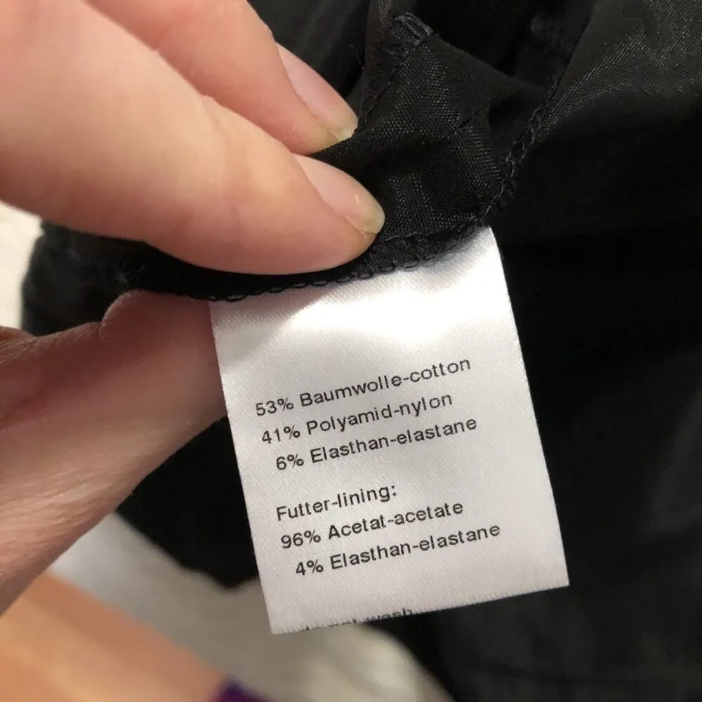 Akris Punto Black Career Pencil Skirt Lined 10 Dark Academia Straight Mini - Image 7