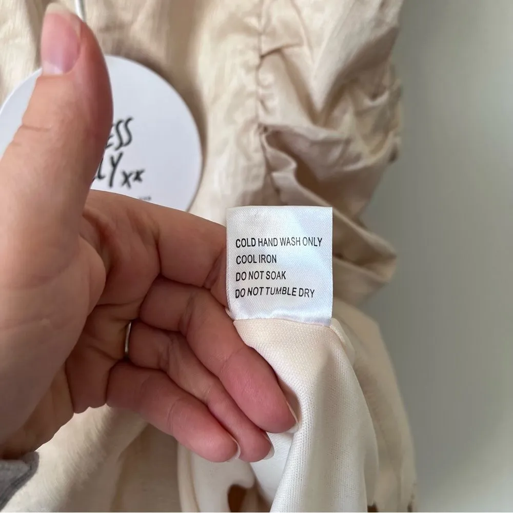 Nwt Princess polly Sabir mini dress in beige Women’s Size‎ 6 - Image 6