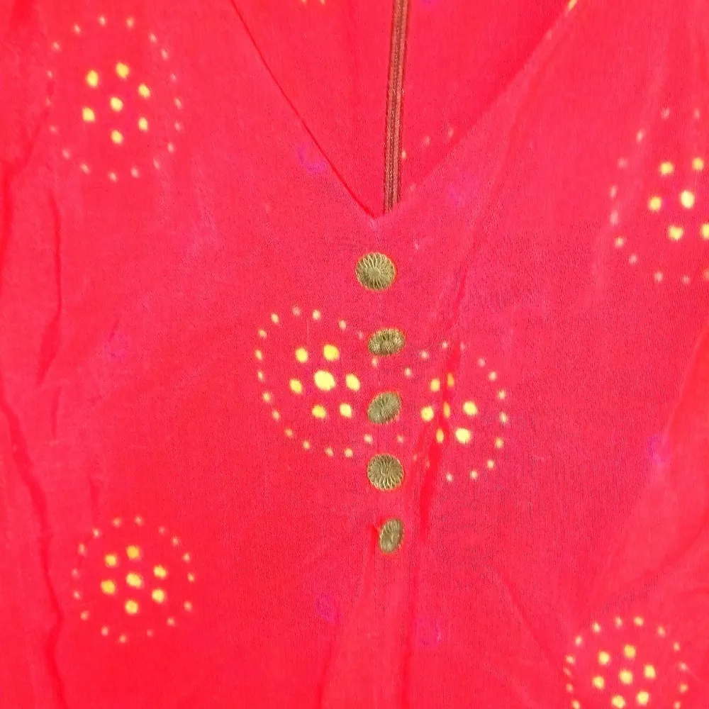 Positive Attitude 10 Wine Sun Long Dress Pink - Image 3