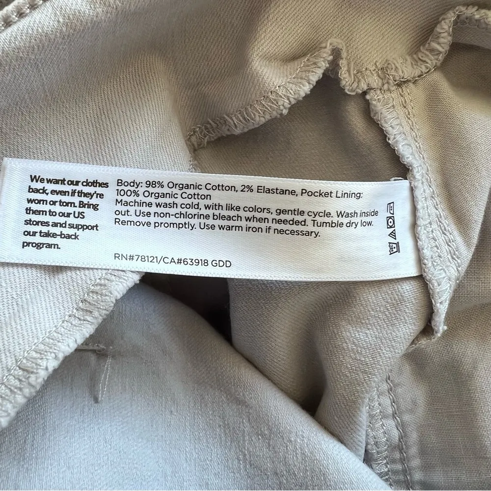 Eileen Fisher Organic Cotton Denim Tapered Pant - Image 8