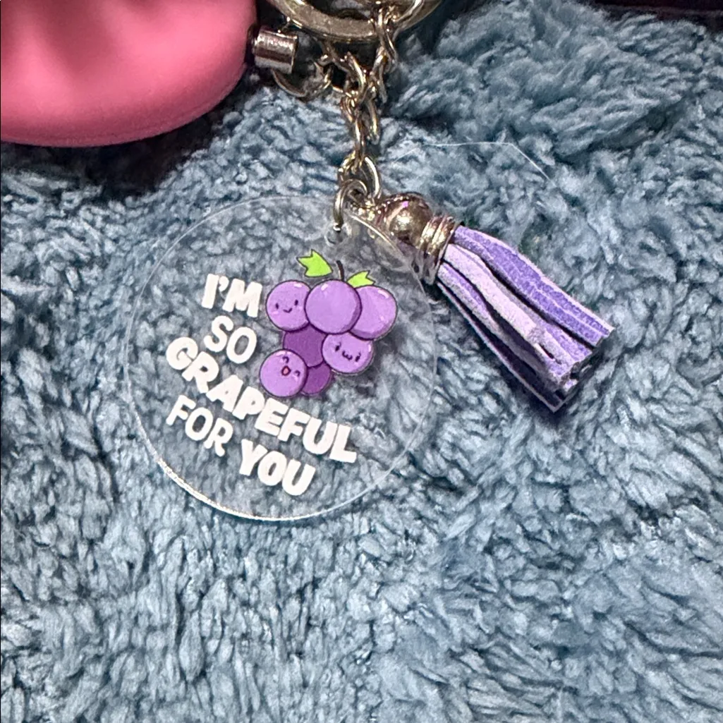 Chic Pink Keychain Set & Accessories - Image 8