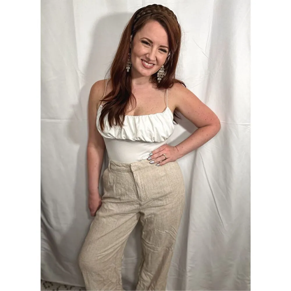 H & M Divided linen pants - Image 2