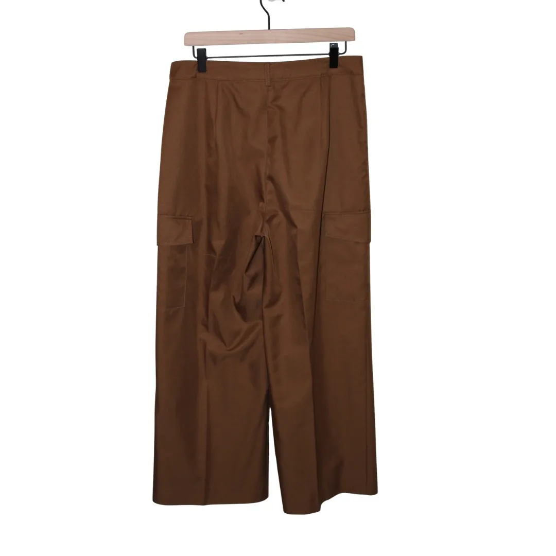 CIDER Wide‎ Leg Cargo Pants Brown Womans Size Large - Image 2