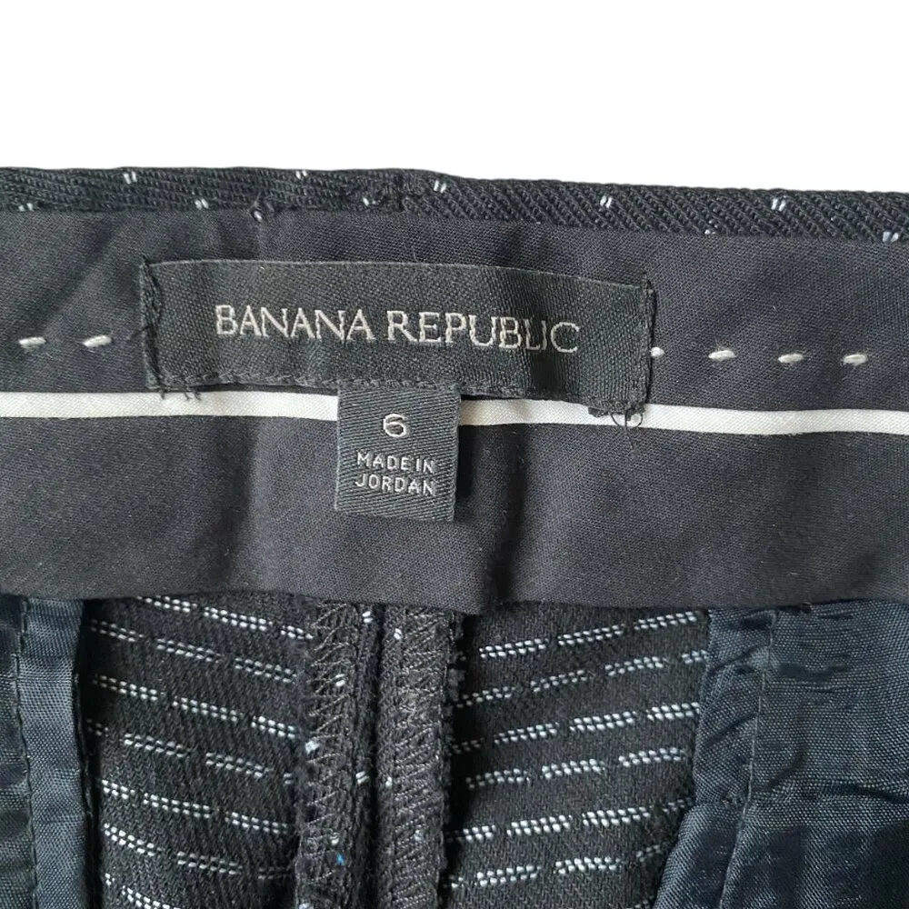 women's sloan black and white pants button zipper hook - Image 7