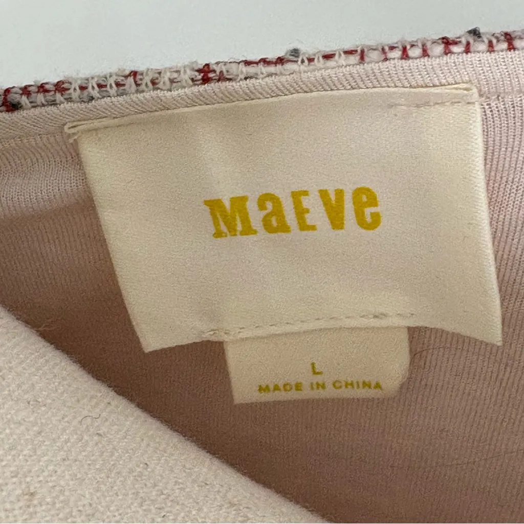 Anthropologie Maeve Susie Tweed Swing Dress Sz L - Image 6